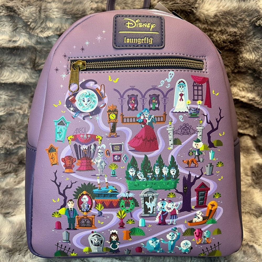Disney Haunted Mansion Loungefly Mini Backpack